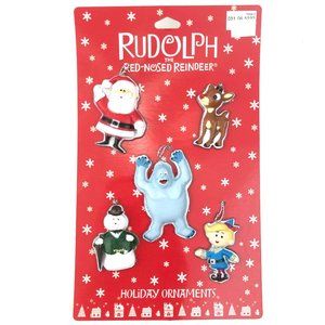 Rudolph the Red-Nosed Reindeer 5 Pk Mini Ornaments
